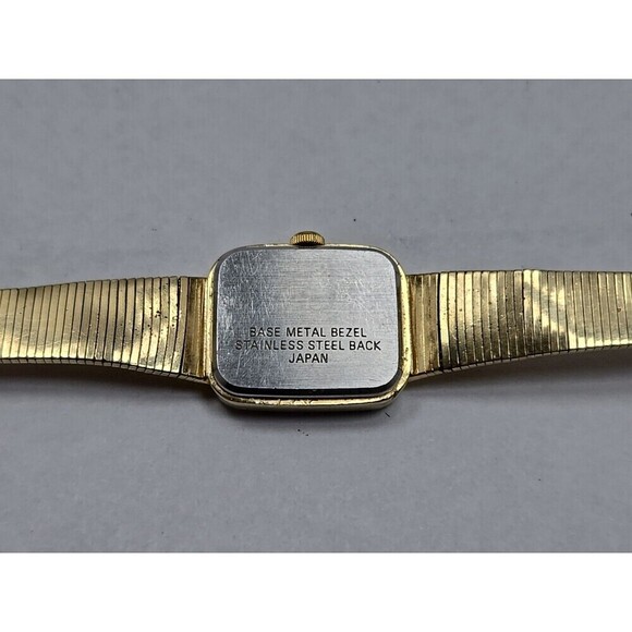 Jacques Prevard Nicolet Womens Vintage Quartz Diamond Bezel Watch New Battery